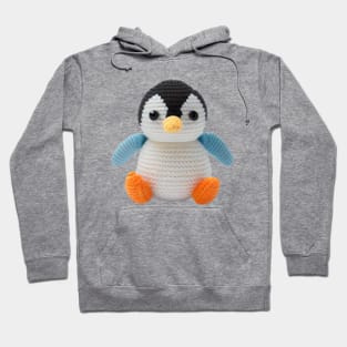 Penguin Crochet Baby Toy Hoodie